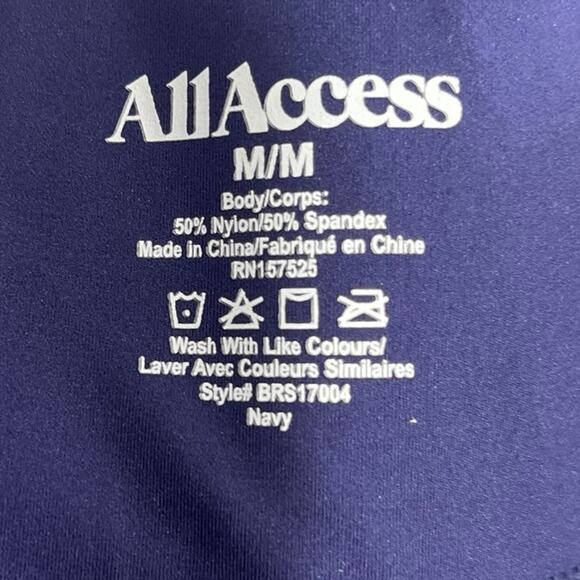 Bandier All Access Women's Blue Yoga Workout Athletic Leggings Pants Size M - Picture 4 of 4